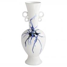 Cyan Designs 11923 - Nola Vase Designed by Seth Vaughn White Blue Black - Medium