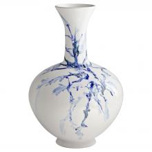 Cyan Designs 11927 - Neos Vase Designed by Seth Vaughn White Blue Black - Medium