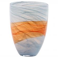 Cyan Designs 12076 - Pacaya Vase Grey Orange - Short