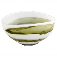Cyan Designs 12086 - Denali Bowl Iridescent White Green