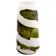 Cyan Designs 12087 - Denali Vase Iridescent White Green - Large
