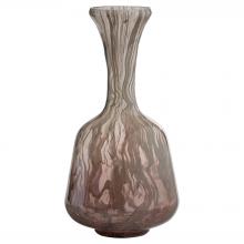 Cyan Designs 12104 - Billow Bottle Vase Grey Swirl - Large
