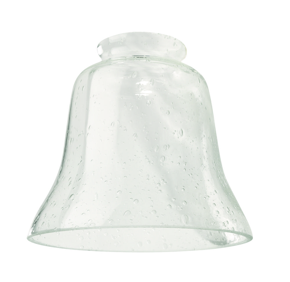 2 1/4" Glass- Clear /Seeded, Bell
