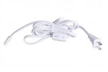 Craftmade CPK11-PG6-W - 6'  Under Cabinet Puck Cord and Plug in White
