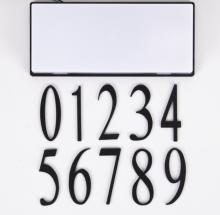 Craftmade AP-0-FB - Surface mount address plaque number - 0
