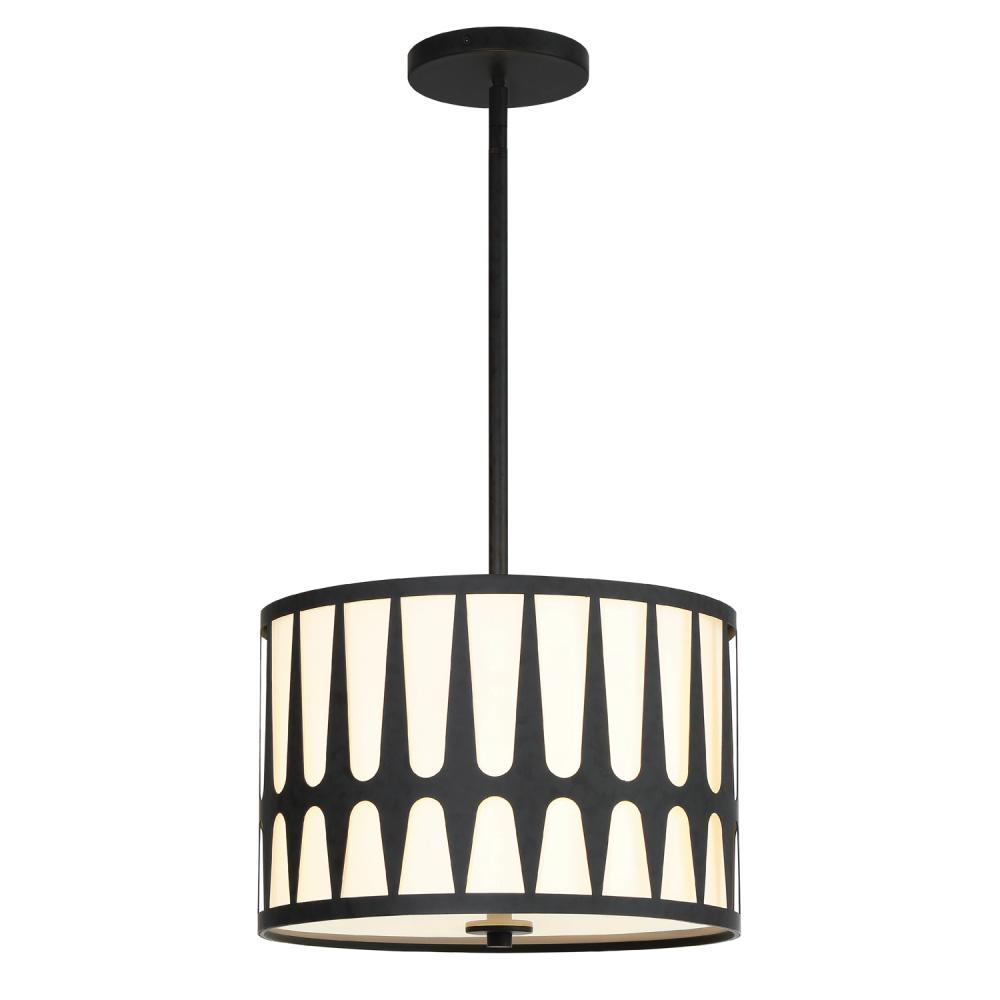 Royston 3 Light Black Mini Chandelier