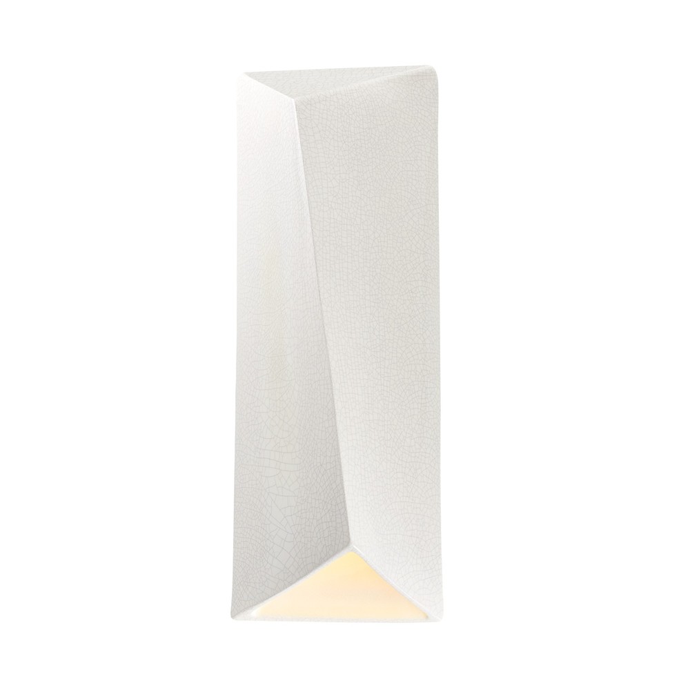 ADA Diagonal Rectangle Outdoor LED Wall Sconce (Closed Top)