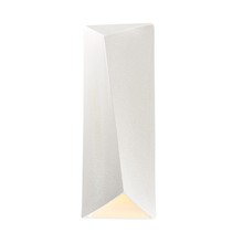 Justice Design Group CER-5890W-CRNI - ADA Diagonal Rectangle Outdoor LED Wall Sconce (Closed Top)
