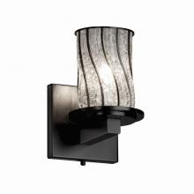 Justice Design Group WGL-8771-10-SWCB-MBLK - Dakota 1-Light Wall Sconce