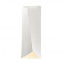 Justice Design Group CER-5890-CRNI - ADA Diagonal Rectangle LED Wall Sconce (Closed Top)