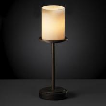 Justice Design Group CNDL-8799-10-CREM-NCKL - Dakota 1-Light Table Lamp (Tall)