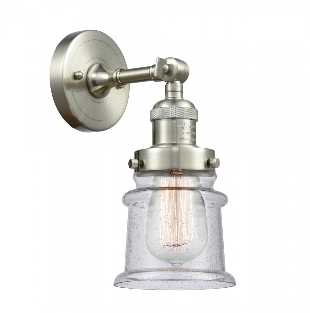 Canton - 1 Light - 5 inch - Brushed Satin Nickel - Adjustable Sconce