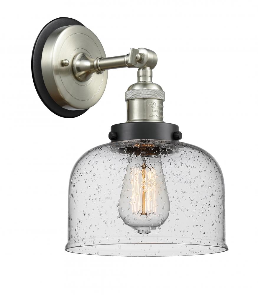 Bell - 1 Light - 8 inch - Brushed Brass - Sconce