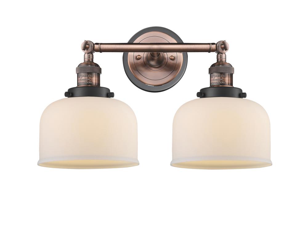 Bell - 2 Light - 19 inch - Antique Copper - Adjustable Bath Vanity Light