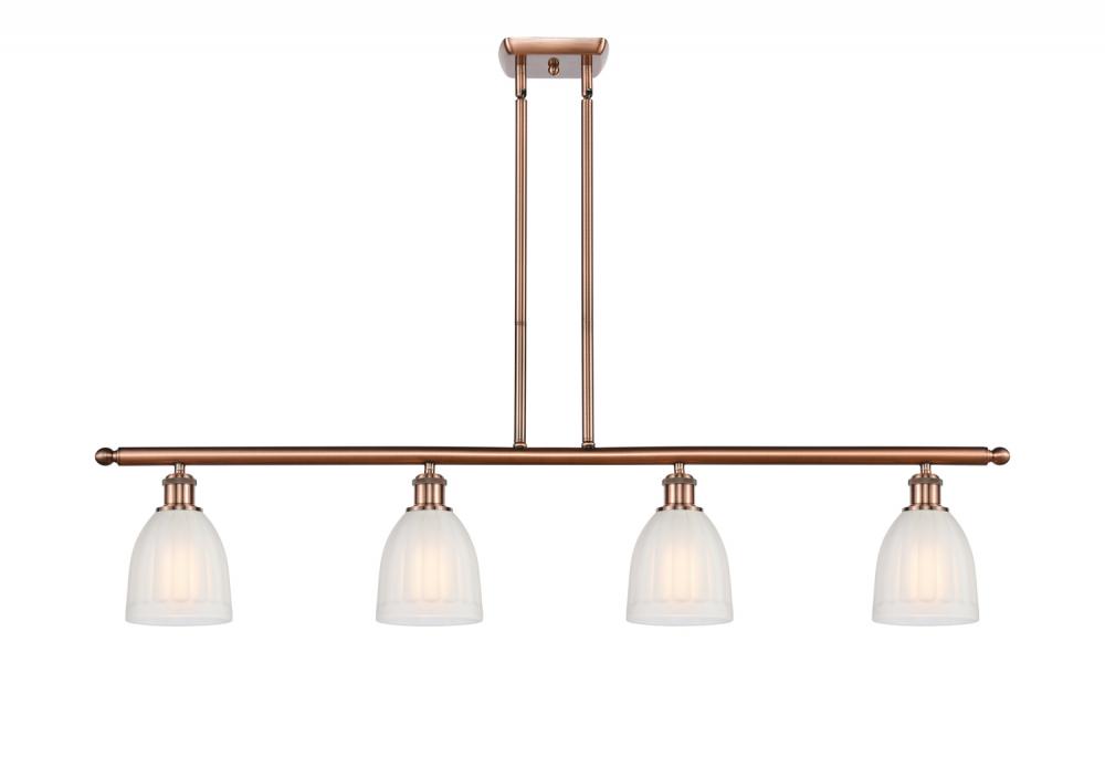 Brookfield - 4 Light - 48 inch - Antique Copper - Cord hung - Island Light