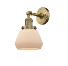 Innovations Lighting 203-BB-G171 - Fulton - 1 Light - 7 inch - Brushed Brass - Adjustable Sconce
