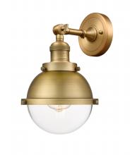 Innovations Lighting 203-BB-HFS-62-BB - Hampden - 1 Light - 7 inch - Brushed Brass - Adjustable Sconce
