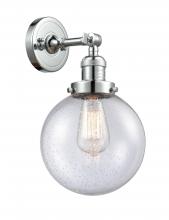 Innovations Lighting 203-PC-G204-8 - Beacon - 1 Light - 8 inch - Polished Chrome - Adjustable Sconce
