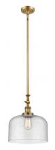 Innovations Lighting 206-BB-G74-L-LED - Bell - 1 Light - 12 inch - Brushed Brass - Stem Hung - Adjustable Mini Pendant