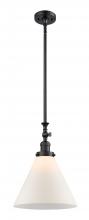 Innovations Lighting 206-BK-G41-L-LED - Cone - 1 Light - 12 inch - Matte Black - Stem Hung - Adjustable Mini Pendant