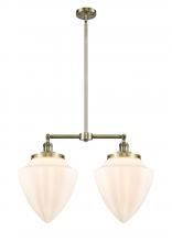 Innovations Lighting 209-AB-G661-12 - Bullet - 2 Light - 24 inch - Antique Brass - Stem Hung - Adjustable Island Light