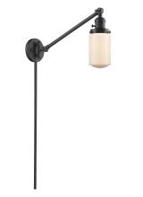 Innovations Lighting 237-OB-G311 - Dover - 1 Light - 5 inch - Oil Rubbed Bronze -Adjustable Swing Arm