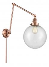 Innovations Lighting 238-AC-G204-10 - Beacon - 1 Light - 10 inch - Antique Copper - Swing Arm