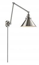 Innovations Lighting 238-SN-M10-LED - Briarcliff - 1 Light - 10 inch - Brushed Satin Nickel -Adjustable Swing Arm