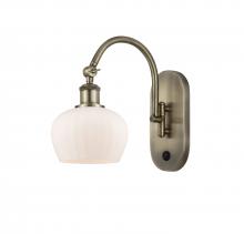 Innovations Lighting 518-1W-AB-G91 - Fenton - 1 Light - 7 inch - Antique Brass - Adjustable Swing Arm