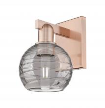 Innovations Lighting 716-1W-AC-G1213-6SM - Athens Deco Swirl - 1 Light - 6 inch - Antique Copper - Sconce