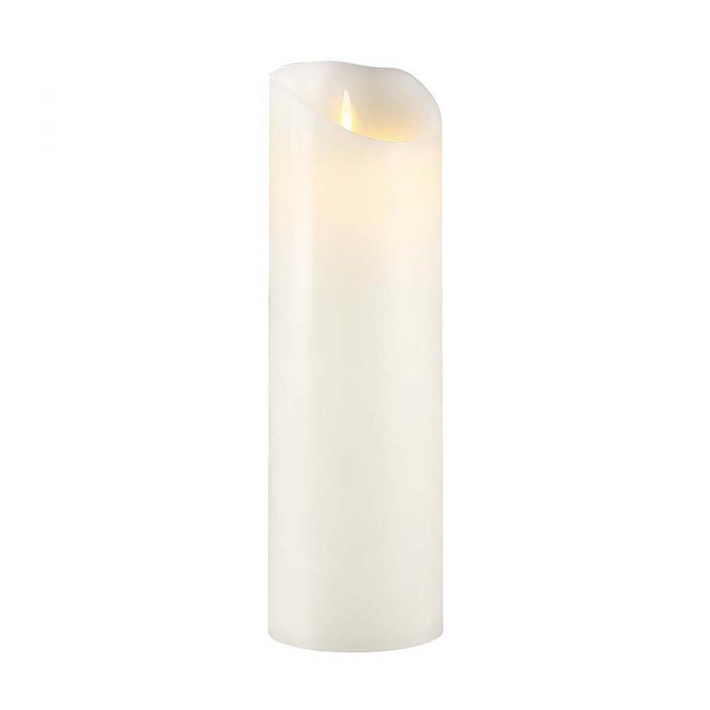 Cathedral, LED Wax Candle, Lrg
