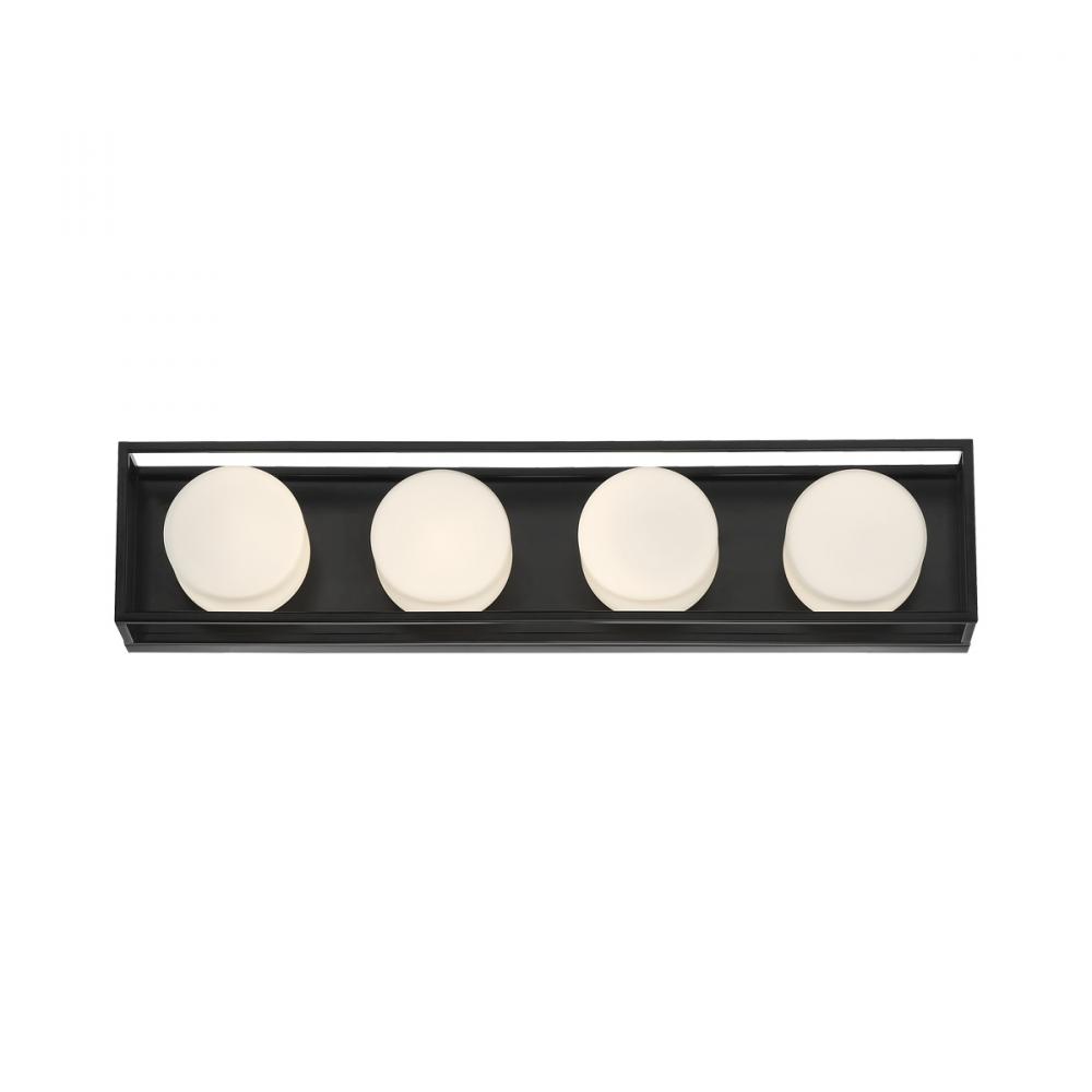 Rover, 4LT LED Bathbar, Blk