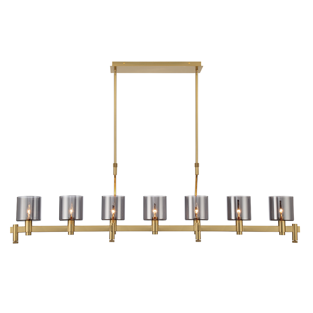 DECATO, 7LT PENDANT, GOLD
