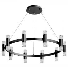 Oxygen 3-6095-15 - Alarum 20 Light CCT Pendant - Black