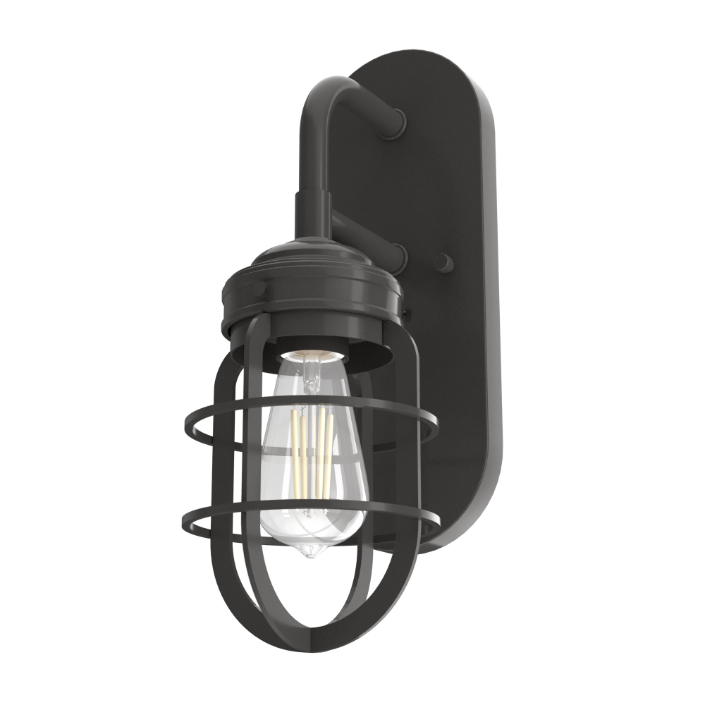 Hunter Starklake Noble Bronze 1 Light Medium Sconce Wall Light Fixture