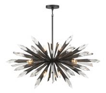 Minka Metropolitan N1948-766 - Elsa 12 Light Pendant With Clear And Faux Rock Crystals