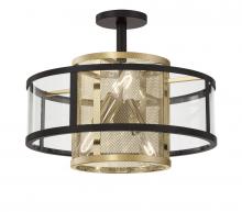 Minka Metropolitan N7814-726 - Soho - 4 Light Pendant And Semi - Flush, A Robin Baron Design