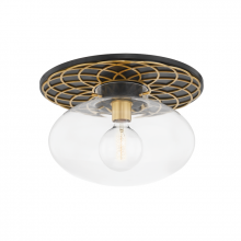 Hudson Valley 1418-AOB - 1 LIGHT SEMI FLUSH