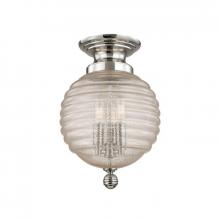 Hudson Valley 3200-PN - 3 LIGHT FLUSH MOUNT