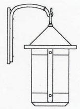 Arroyo Craftsman BB-14TLWO-VP - 14" berkeley tall-long body wall mount