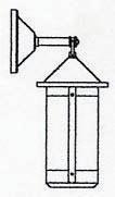 Arroyo Craftsman BB-7LCR-N - 7" berkeley long body wall mount