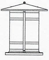 Arroyo Craftsman BC-17LCS-BK - 17" berkeley long body column mount