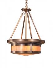 Arroyo Craftsman BCMH-20GW-S - 20" berkeley open top pendant