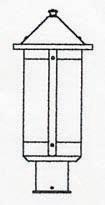 Arroyo Craftsman BP-7LGW-S - 7" berkeley long body post mount