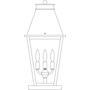 Arroyo Craftsman CRC-10CS-BK - 10" croydon column mount