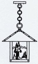 Arroyo Craftsman TRH-12MNCS-BZ - 12" timber ridge pendant with mountain filigree
