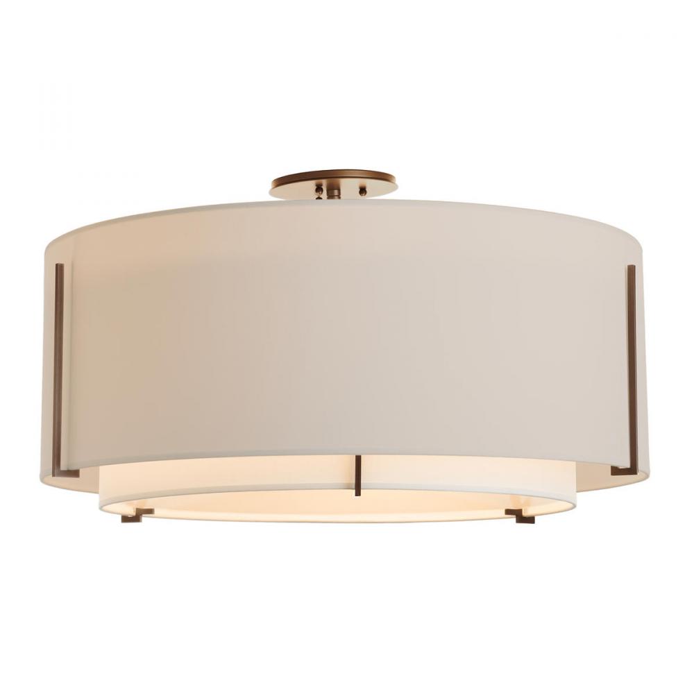 Exos Large Double Shade Semi-Flush