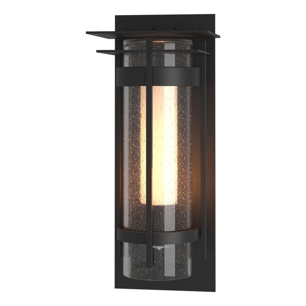Torch with Top Plate Large Outdoor Sconce