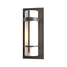 Hubbardton Forge 305892-SKT-77-GG0066 - Banded Small Outdoor Sconce