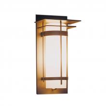 Hubbardton Forge 305993-SKT-75-GG0034 - Banded with Top Plate Outdoor Sconce